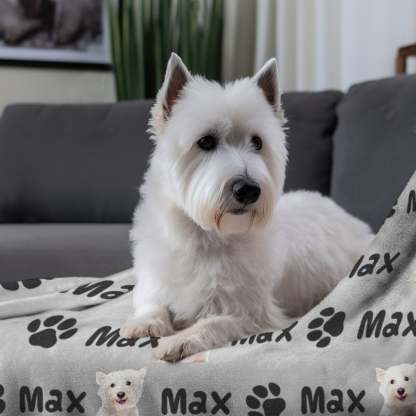 Personalized Pet Blanket | Custom Bedding for Pets | Customized Blankets for Dog and Cats | Blankets for pets-ilovevango