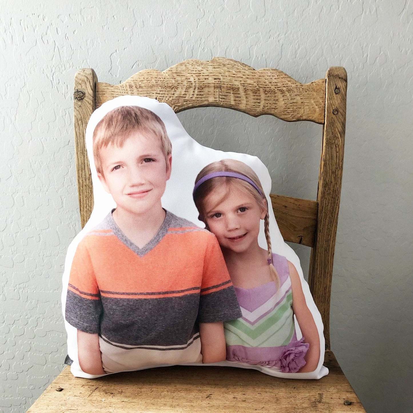 Custom 3D Human Photo Pillow | Double Sided Printing Option Custom Face Pillow | Personalized 3D Pillows With Your Favourite Photos-ilovevango