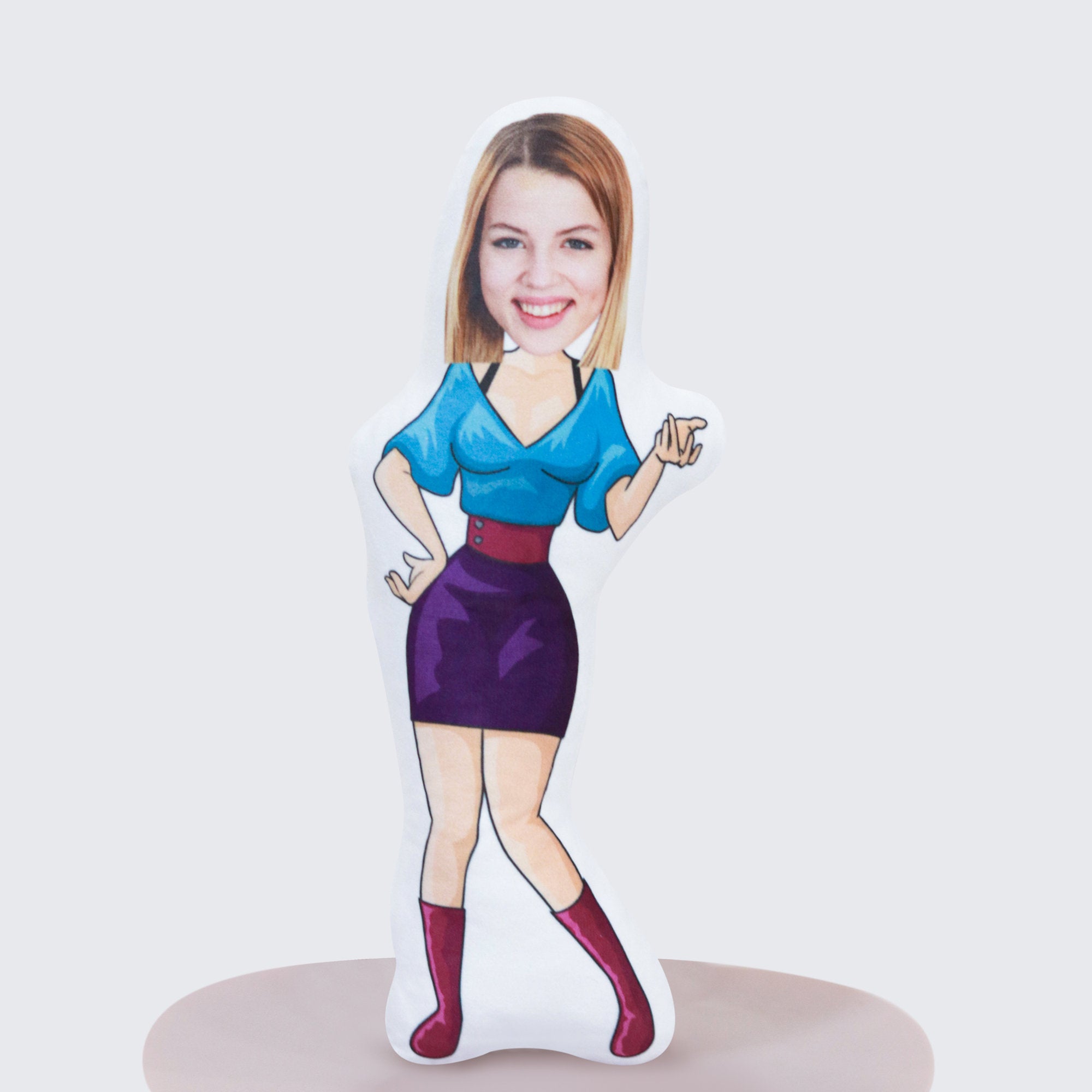 Custom Cowboy doll boyfriend photo pillow Girlfriend face Picture cushion Send husband birthday gift wife Christmas gift muscle men Toys-ilovevango