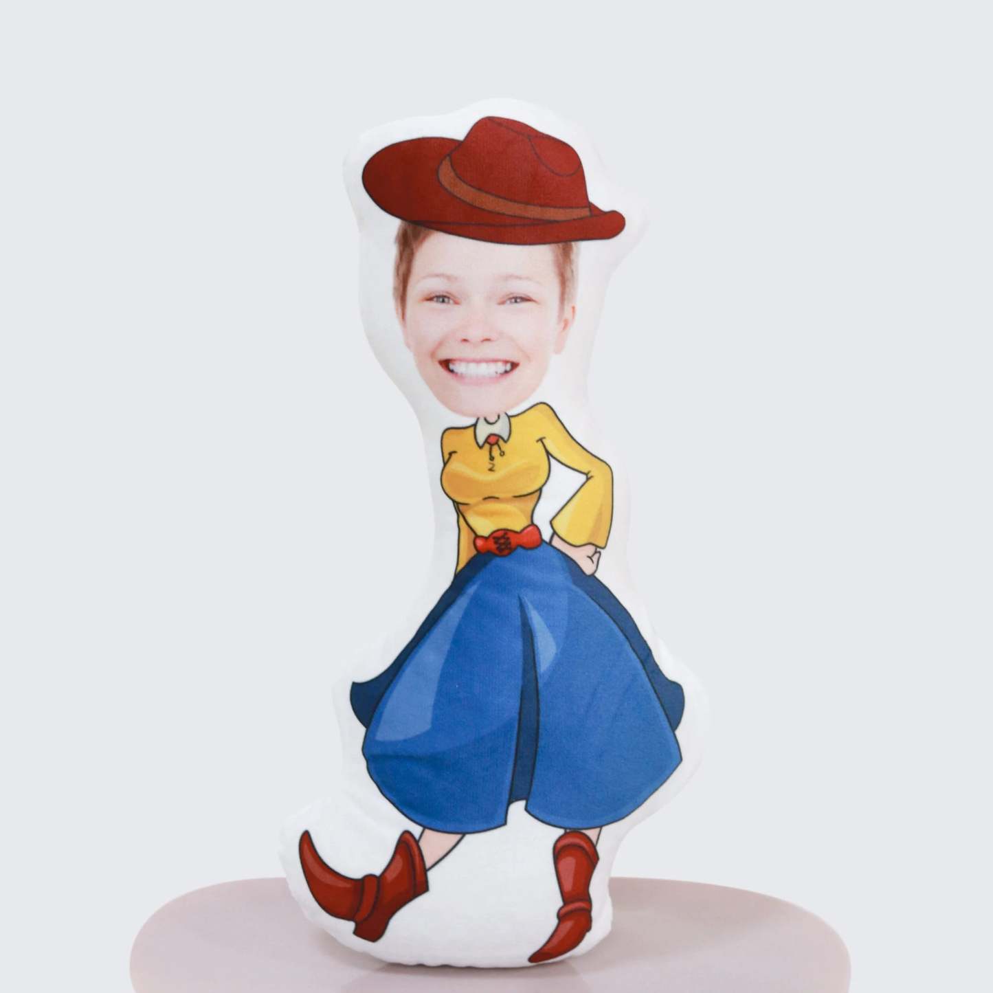 Custom Cowboy doll boyfriend photo pillow Girlfriend face Picture cushion Send husband birthday gift wife Christmas gift muscle men Toys-ilovevango