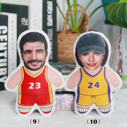 Face pillow,Custom image pillow,Cartoon picture pillow,Basketball team,Birthday gifts for couples, wedding gift,Bikini pillow,Christmas gift-ilovevango