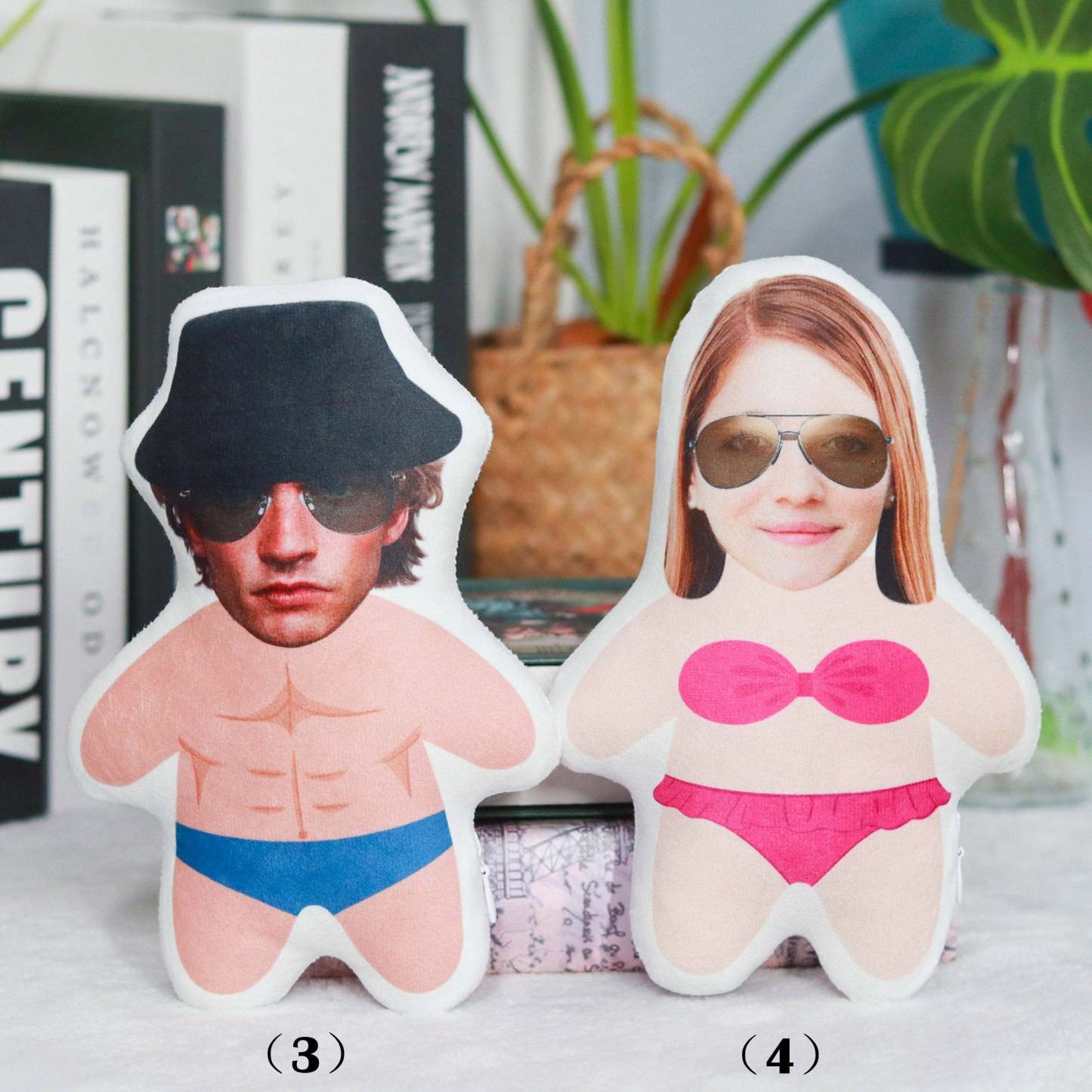 Face pillow,Custom image pillow,Cartoon picture pillow,Basketball team,Birthday gifts for couples, wedding gift,Bikini pillow,Christmas gift-ilovevango