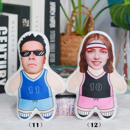 Face pillow,Custom image pillow,Cartoon picture pillow,Basketball team,Birthday gifts for couples, wedding gift,Bikini pillow,Christmas gift-ilovevango