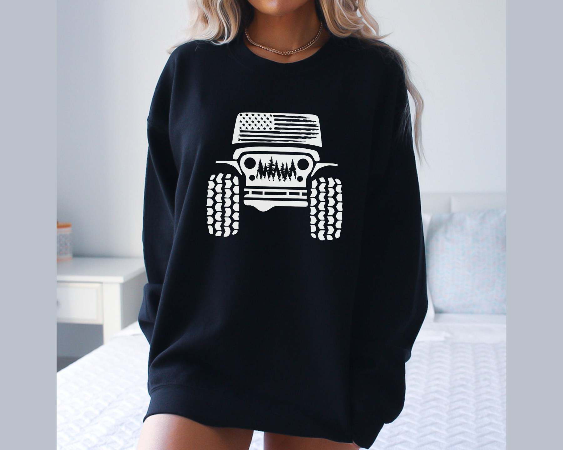 American Off Road Sweatshirt, American Off Road Hoodie, 4X4 Sweatshirt, Off Road Lover Sweatshirt, US Off Road Shirt, USA Flag Sweatshirt-ilovevango