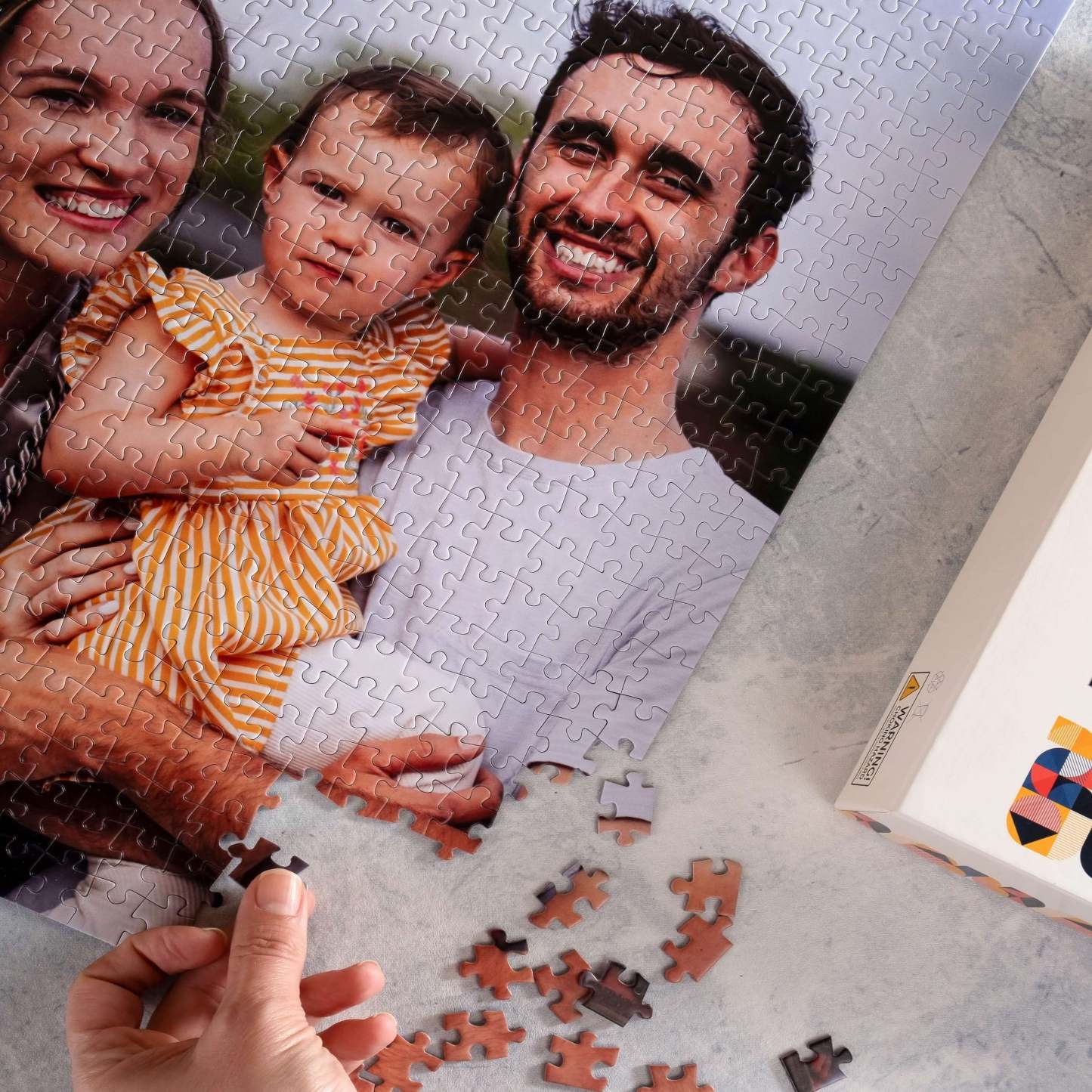 Personalized Puzzle, Large Piece Jigsaw Puzzles for Seniors Adults, Puzzles for Elderly, Custom Puzzle from Photo Large Pieces, Couples Gift-ilovevango