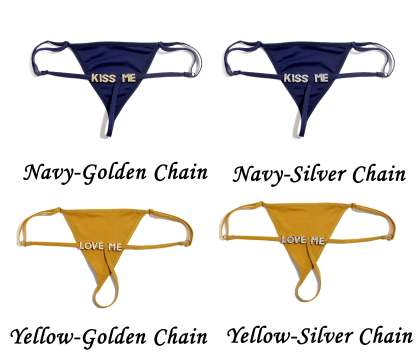 Customized Thong Chain, Thong Bikini, Custom Name Belly Chain, Personalized Waist Chain, Bikini Chain, Body Jewelry, New Year Gift for Her-ilovevango