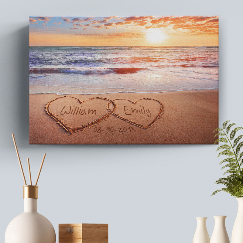 You Are My Everything - Couple Personalized Custom Horizontal Canvas - Gift For Husband Wife, Anniversary-ilovevango