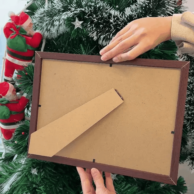 Personalised Christmas Gnome Family Names Frame