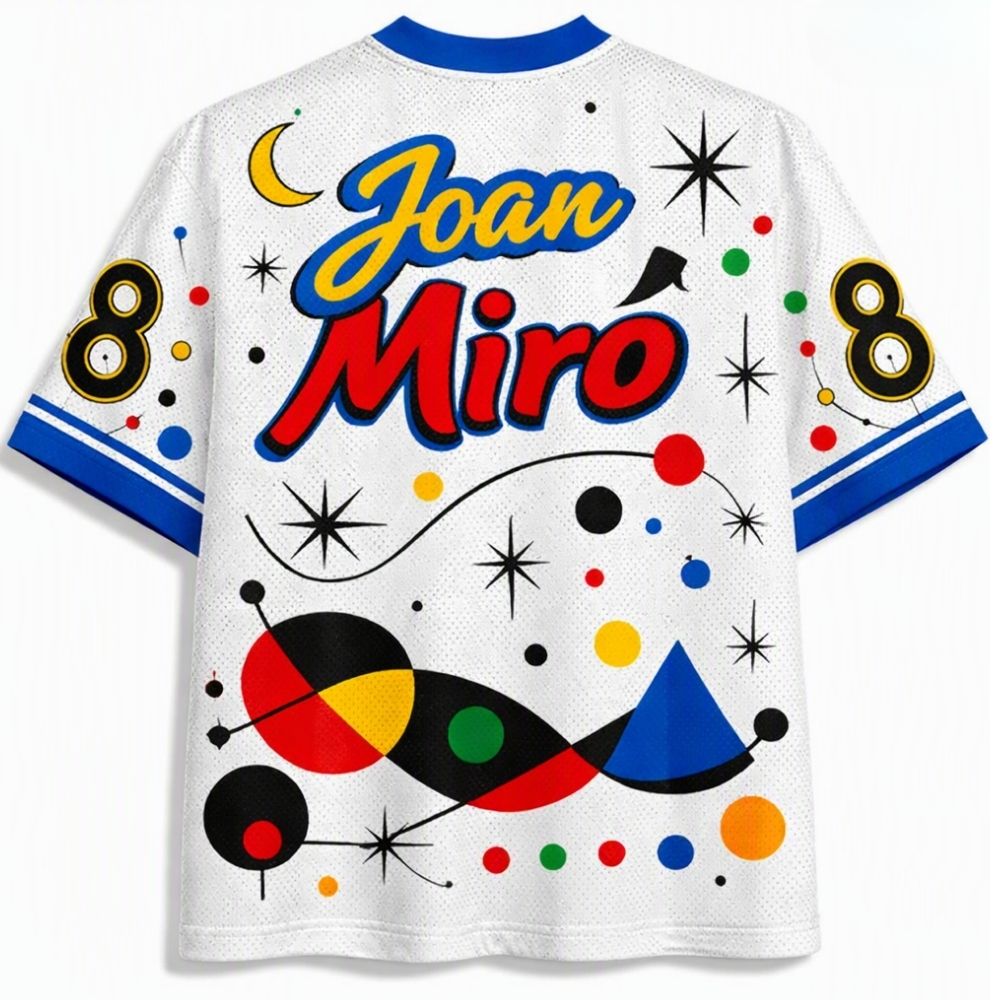 Jaws Miro Space Cat Graphic Jersey Shirts