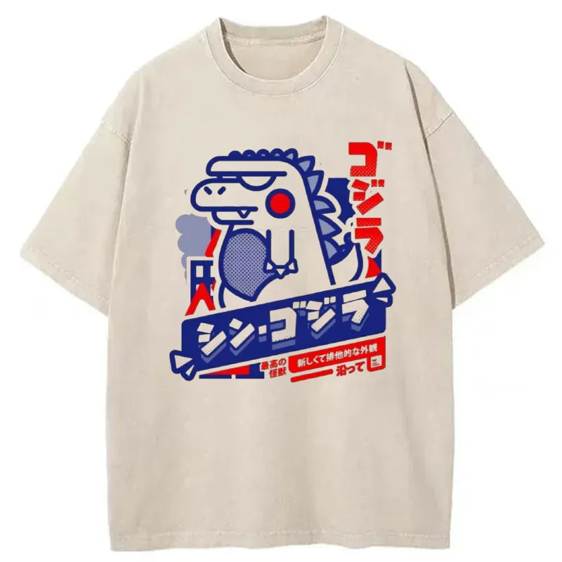  Little monster Washed T-Shirt