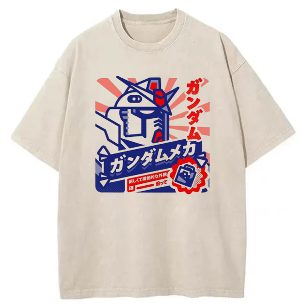 Robot warrior Washed T-Shirt