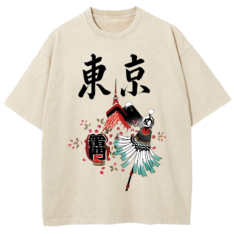 Tokyo Tourism Washed T-Shirt