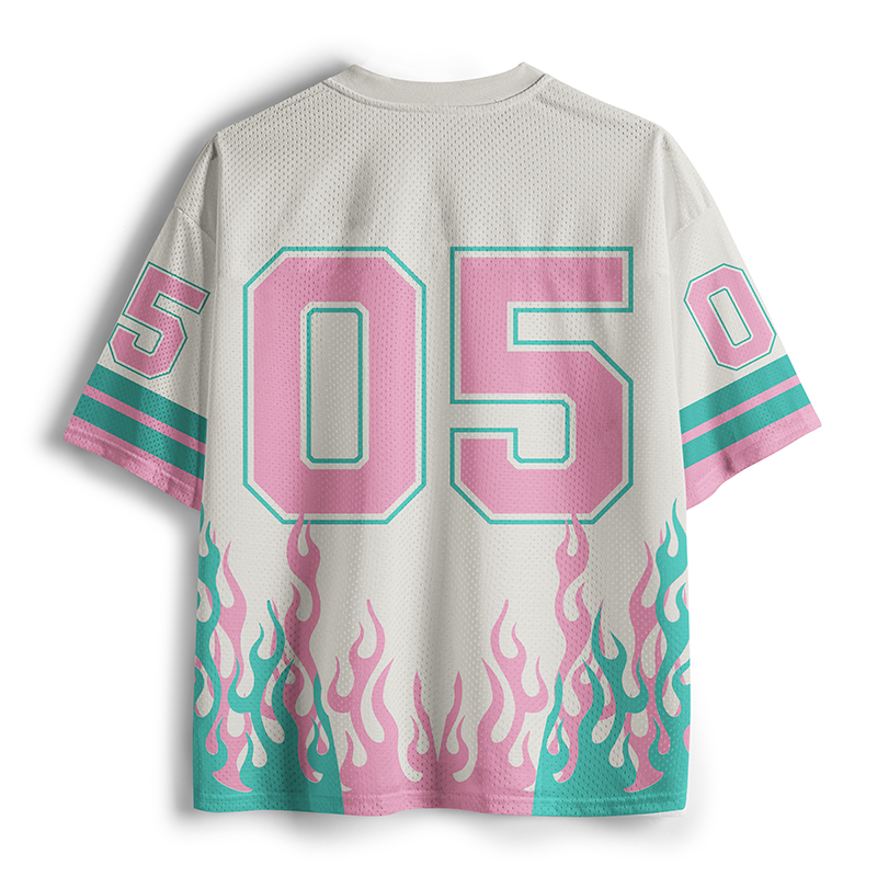 Let's Do Crimes Pink Version No.05 Printed Jersey Shirts
