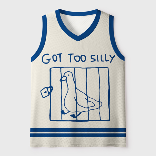 Got Too Silly Goose Printed Jersey Tank