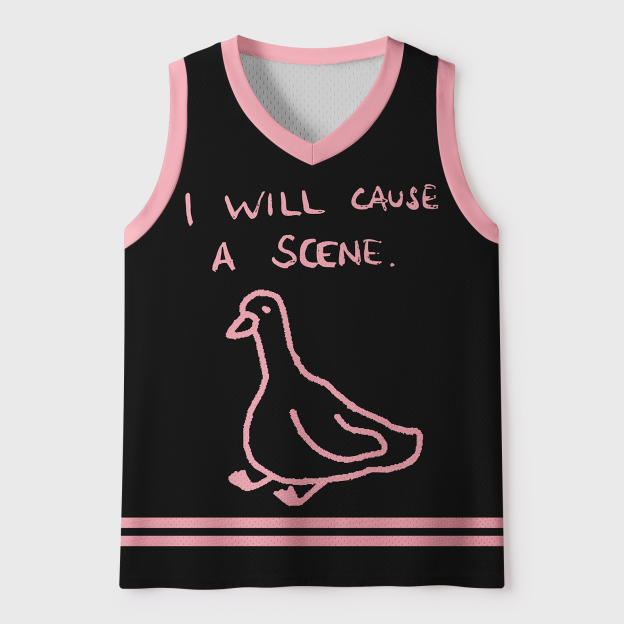 Stupid Goose Funny  Retro Jersey Tank