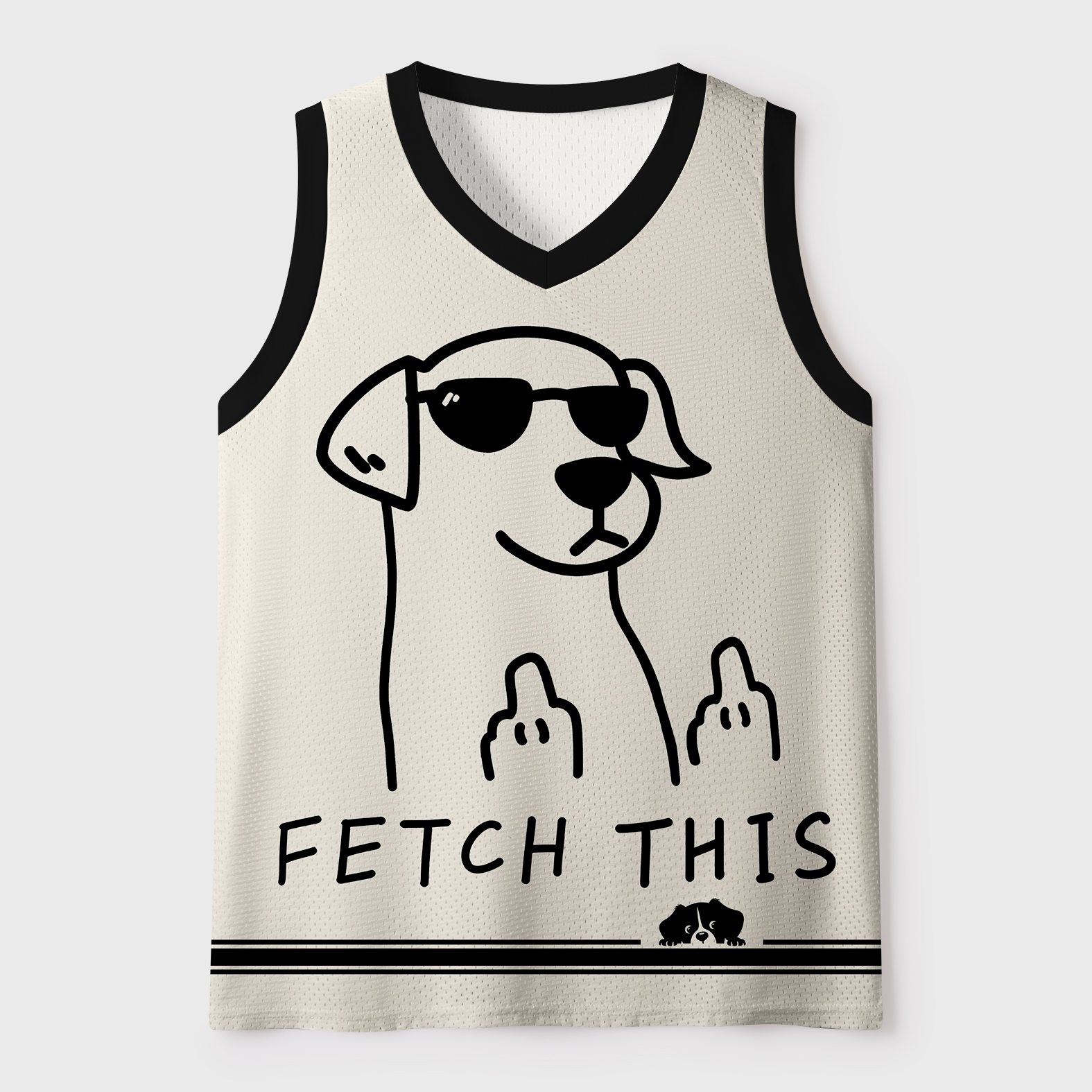 Rebellious Dog Jersey Tank
