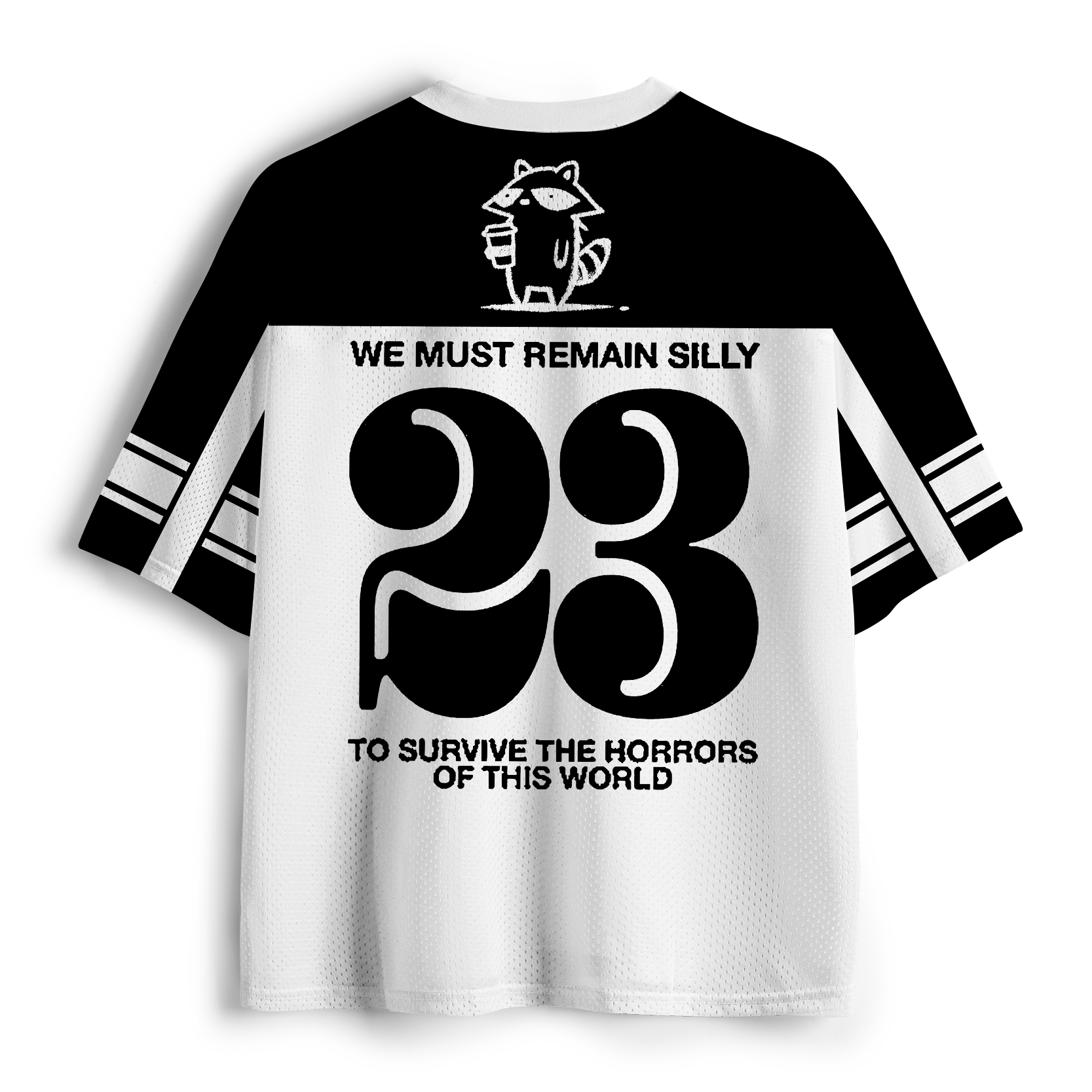 The "Remain Silly" Raccoon Jersey Shirts