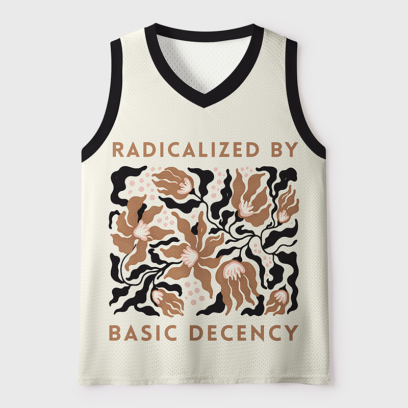 Radicalized By Basic Decency Jersey Tank