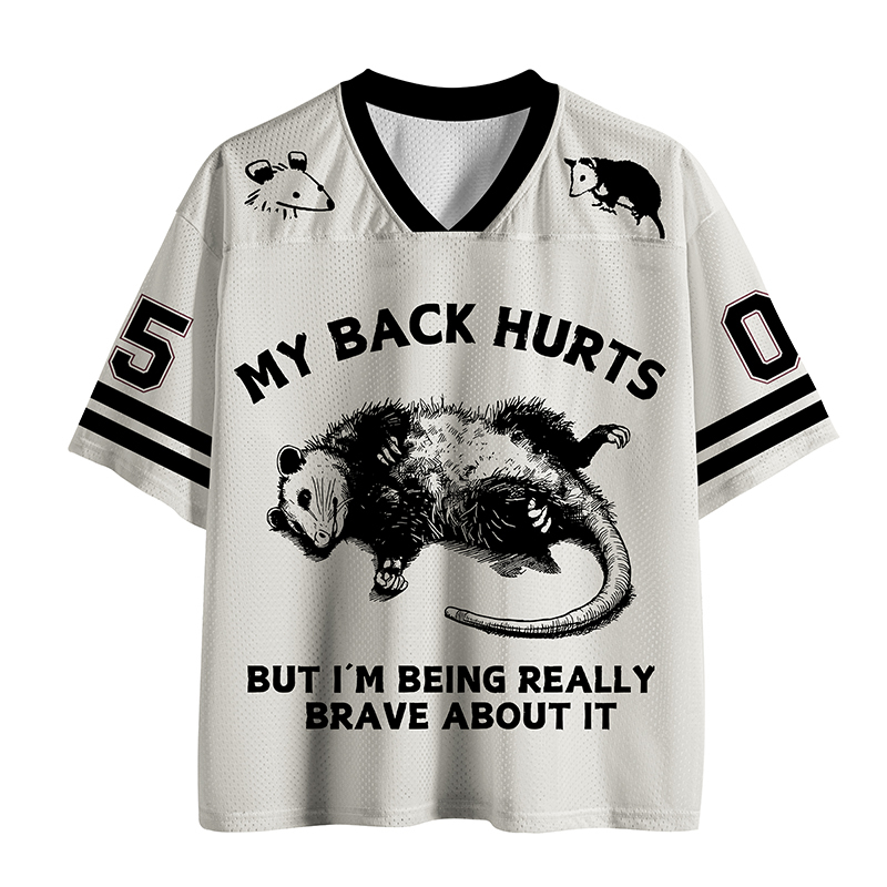 Opossum Lying Down Jersey Shirts