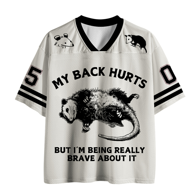 Opossum Lying Down Jersey Shirts