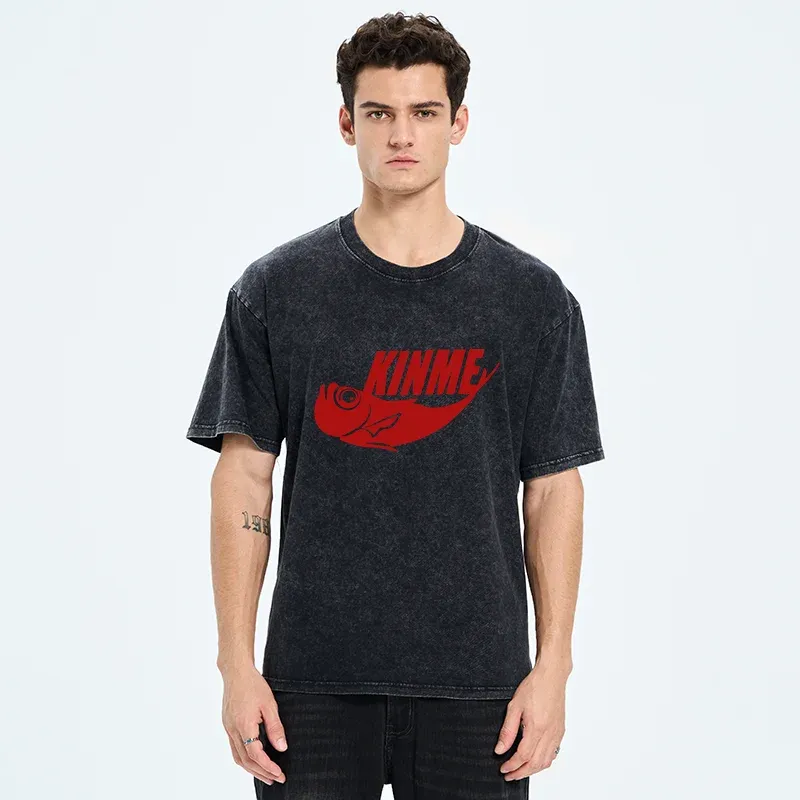 Kinme Fish Japan Washed T-Shirt