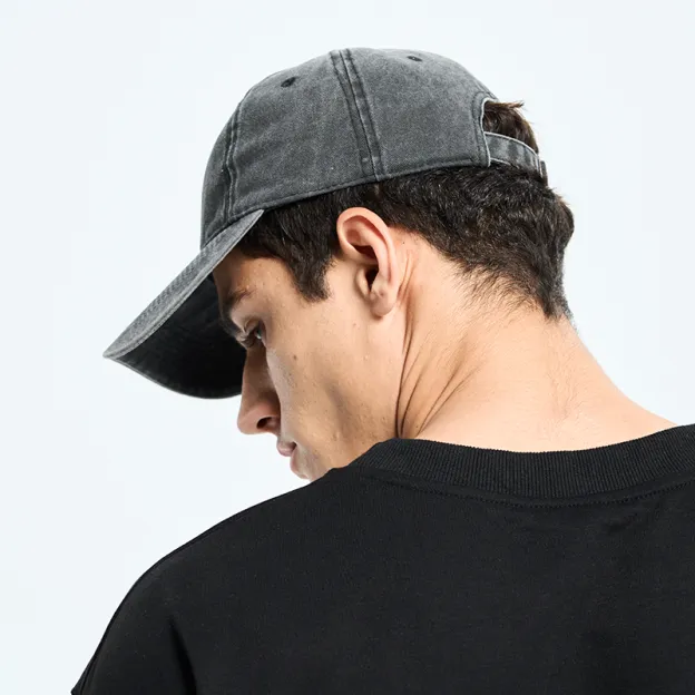 Black Civet Cat Washed Cap