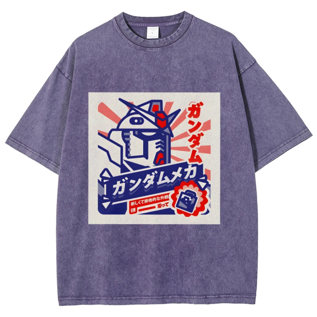 Robot warrior Washed T-Shirt