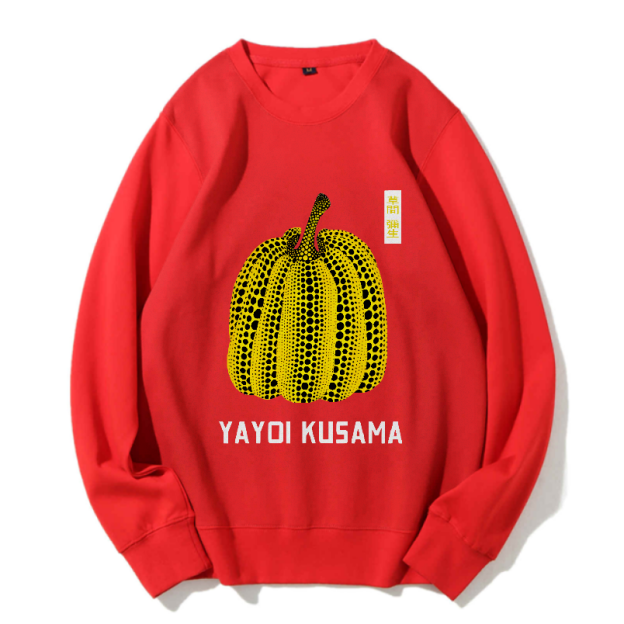 Unisex Yayoi Kusama Vintage Japanese Printed Sweatshirt