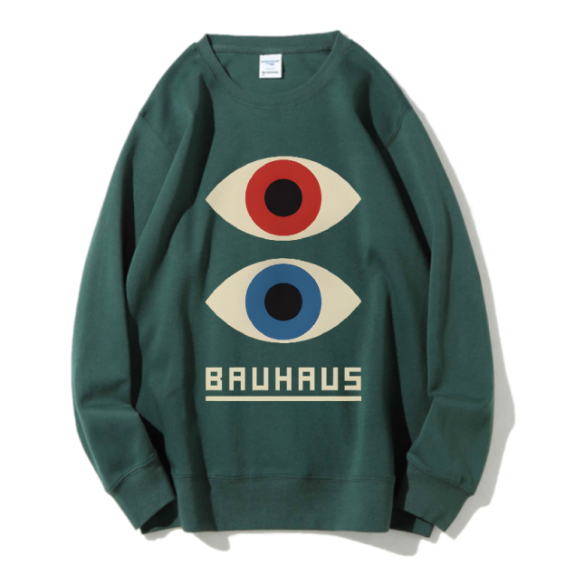 Unisex Bauhaus Art Eyes Printed Sweatshirt