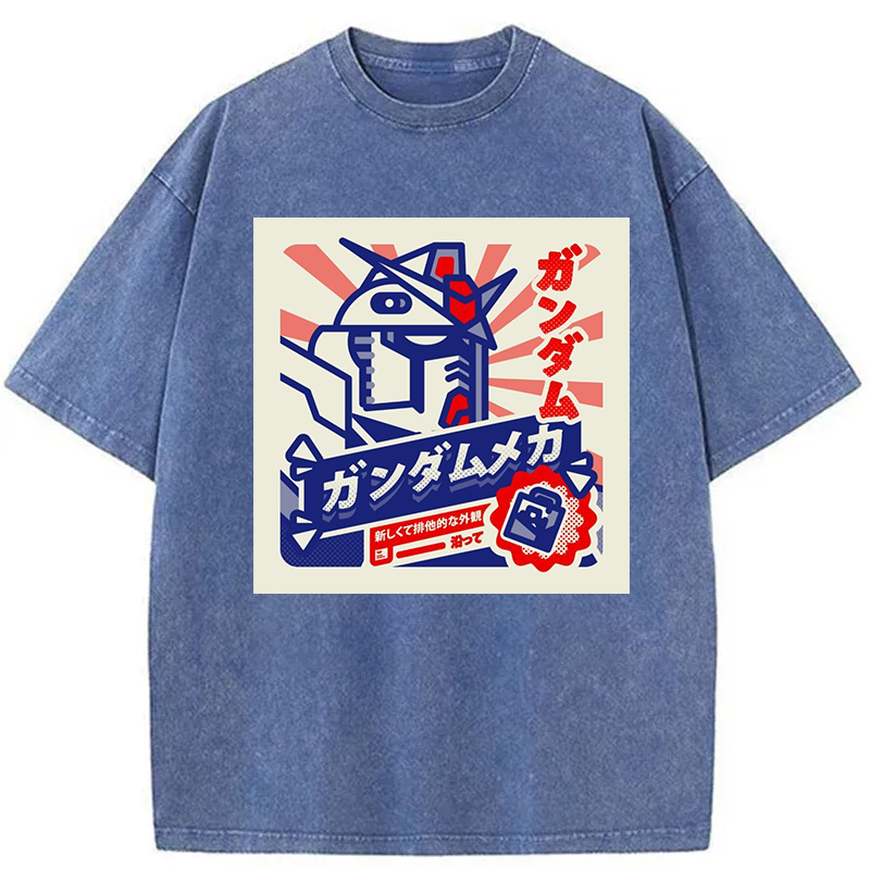 Robot warrior Washed T-Shirt