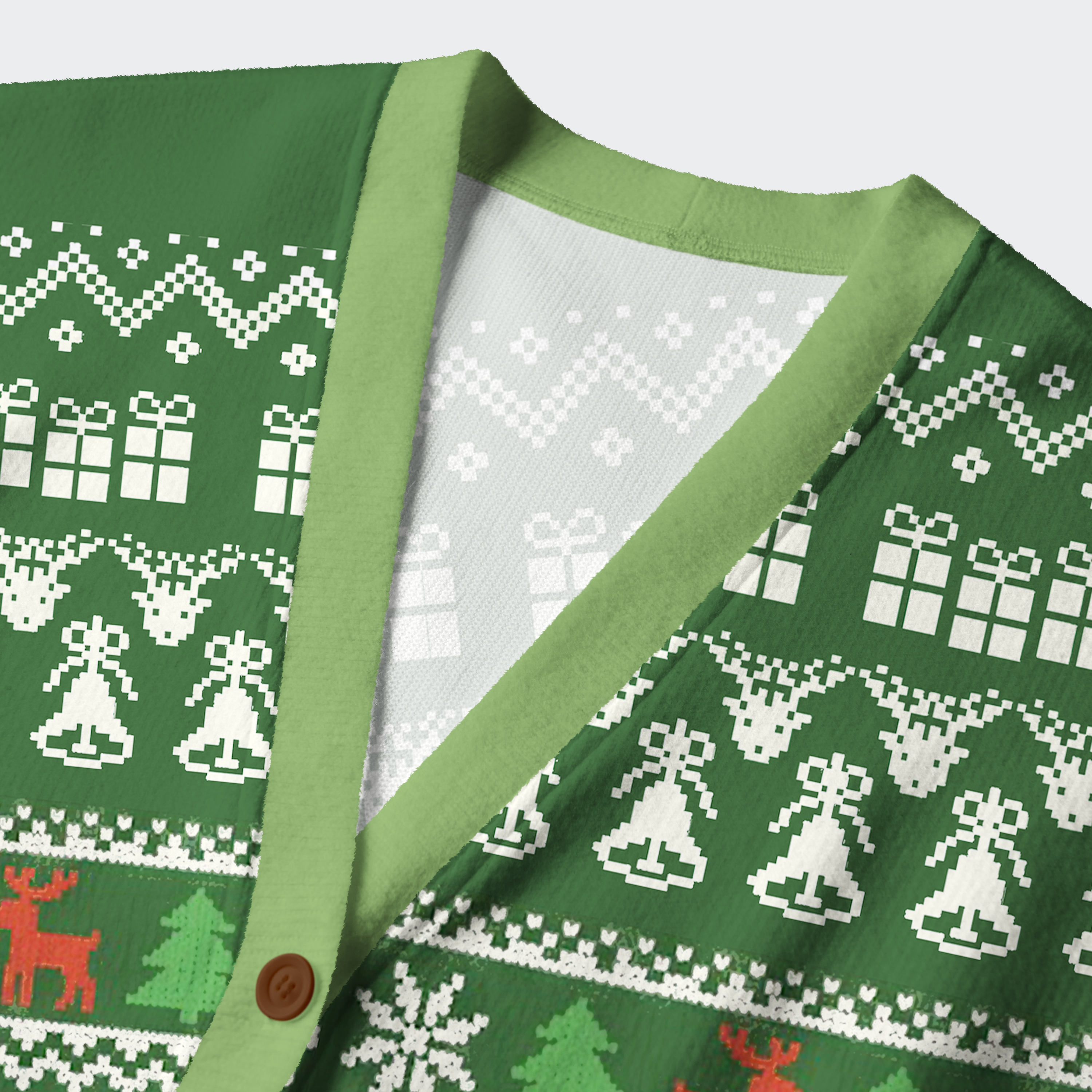 Unisex Funny Cat：Merry Christmas To My Human Servant Ugly Cardigan Sweater