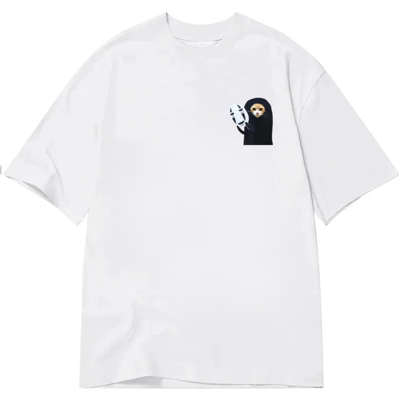 Small No Face CAT Classic T-Shirt
