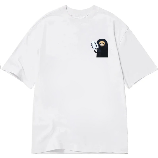  Small No Face CAT Classic T-Shirt