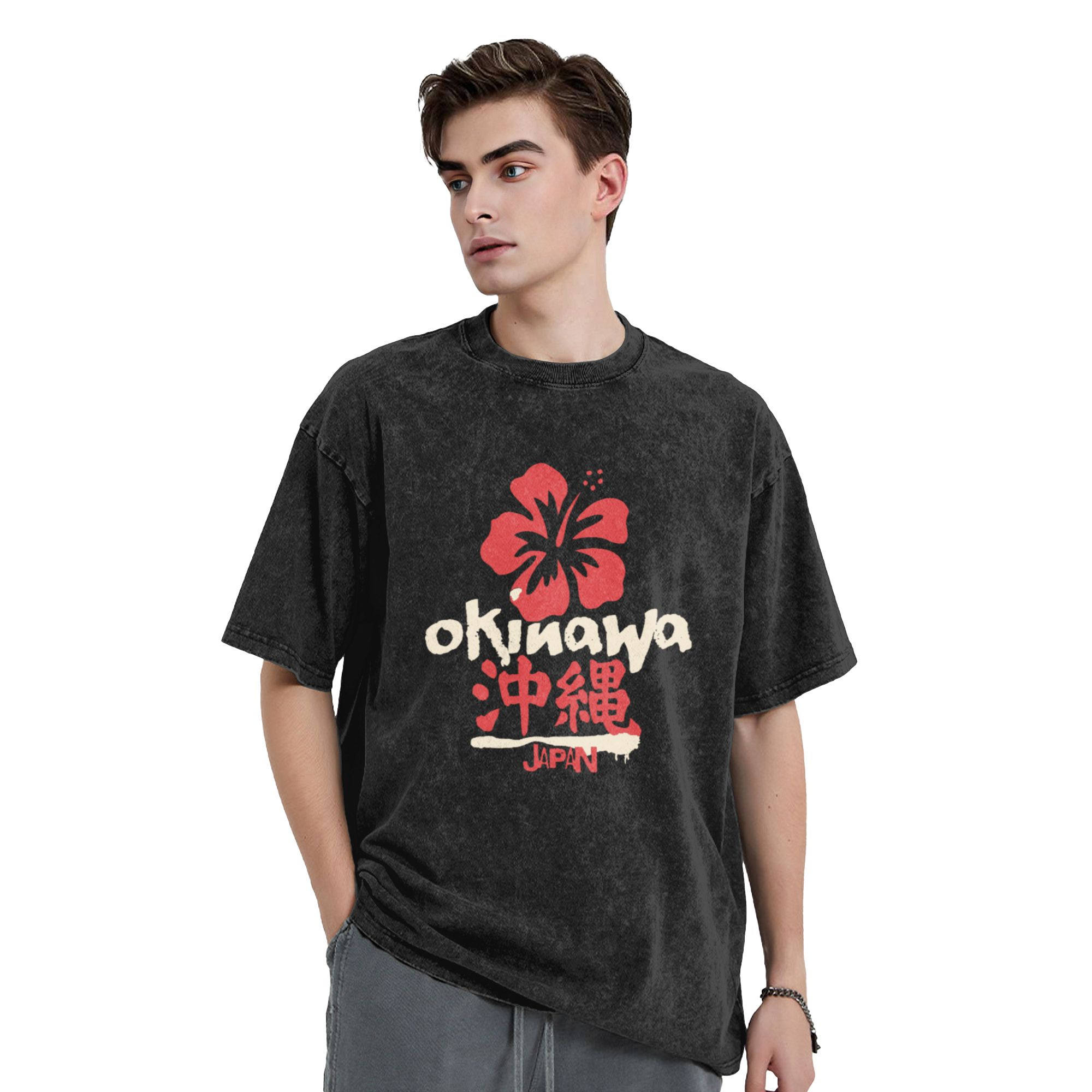  Okinawa JP Washed T-Shirt