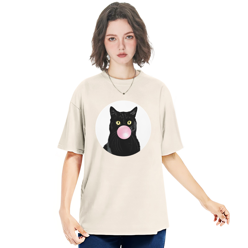  Bubble Cat Washed T-Shirt
