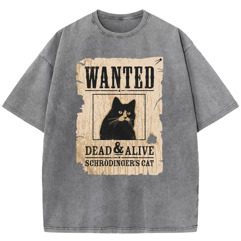 Wanted Dead And Alive Washed T-Shirt