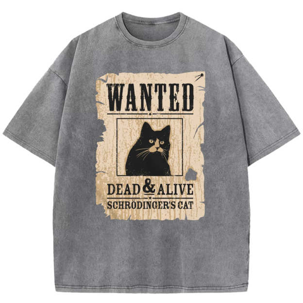 Wanted Dead And Alive Washed T-Shirt