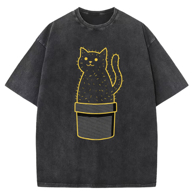  Catcus Washed T-Shirt