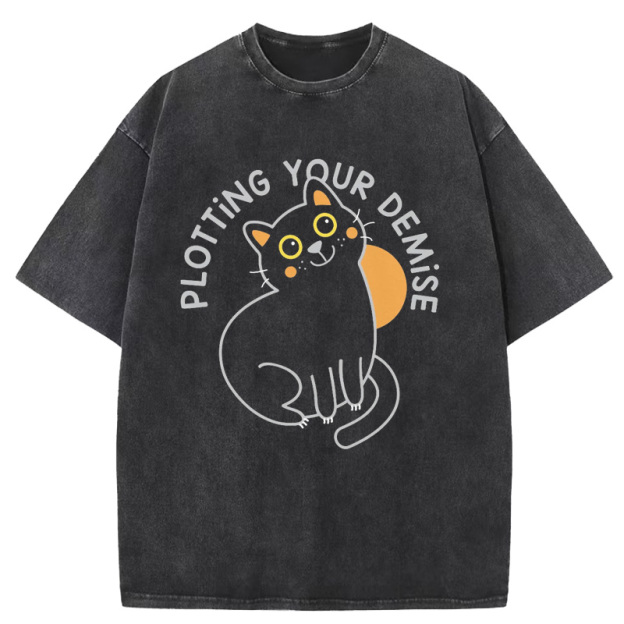 Plotting Your Demise Washed T-Shirt