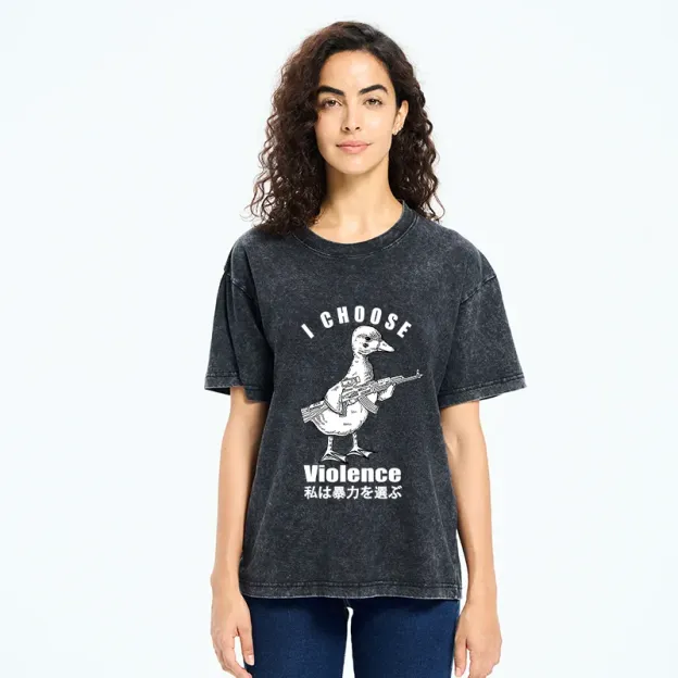 I Choose Violence Washed T-Shirt