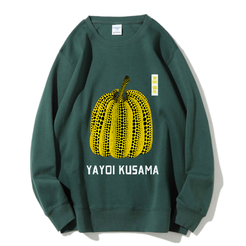 Unisex Yayoi Kusama Vintage Japanese Printed Sweatshirt