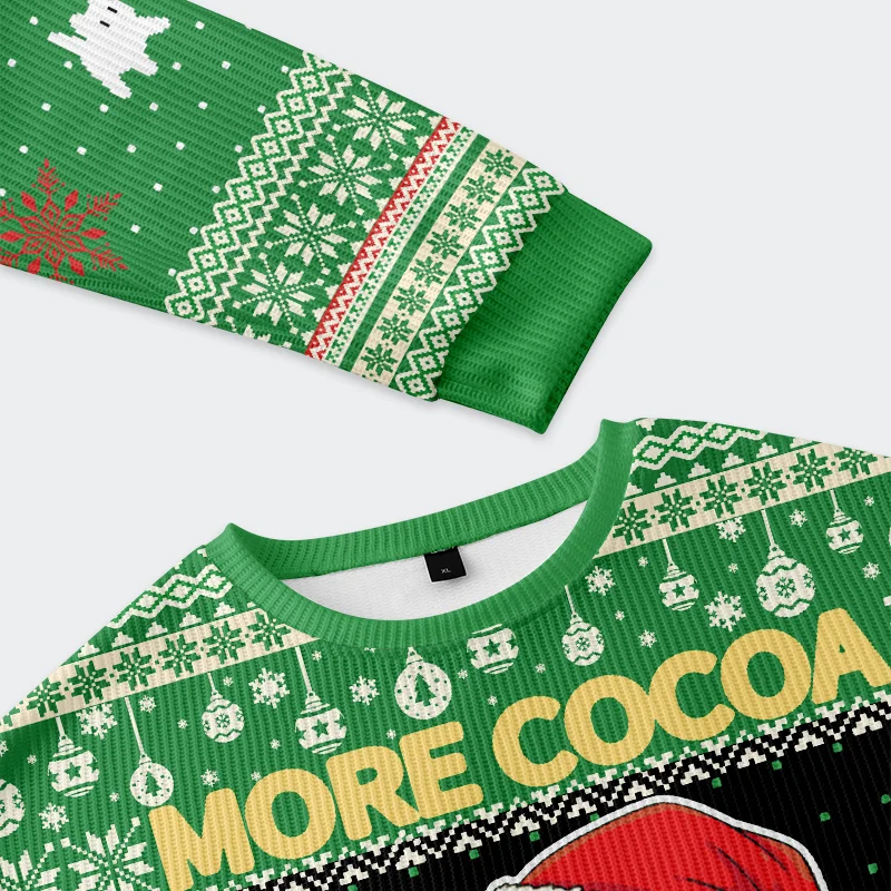 Unisex More Cocoa Less Drama Christmas Ugly Sweatshirt