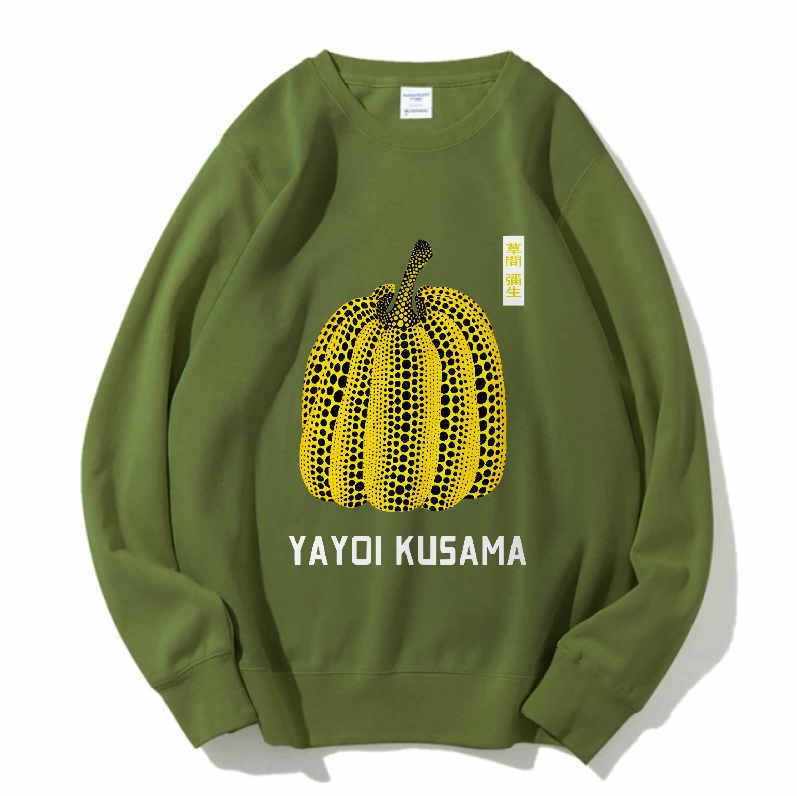 Unisex Yayoi Kusama Vintage Japanese Printed Sweatshirt