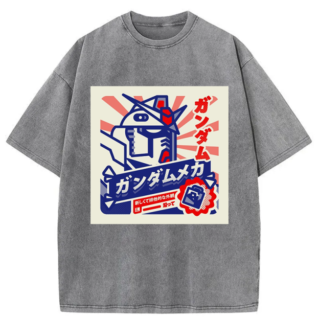 Robot warrior Washed T-Shirt