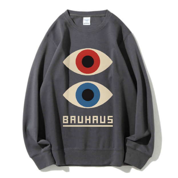 Unisex Bauhaus Art Eyes Printed Sweatshirt