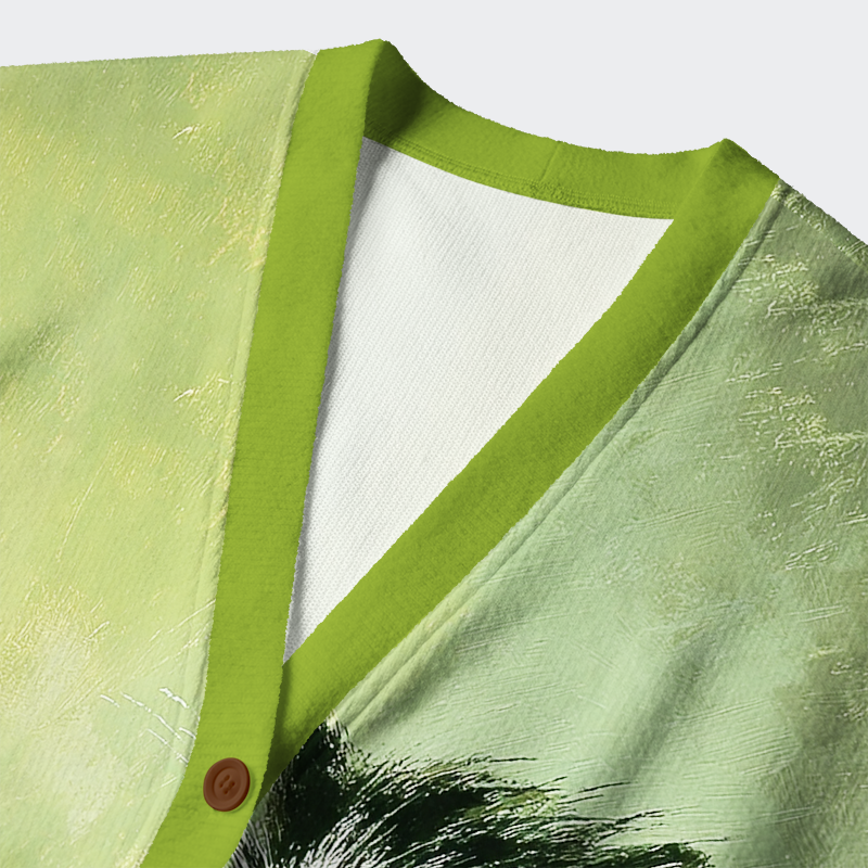 Unisex Cat：Humans, Consider Yourselves Trained Ugly Cardigan Sweater