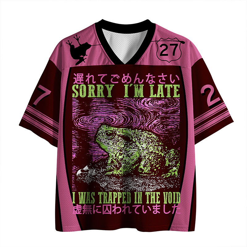 Frogs Trapped In The Void One Printed Jersey Shirts