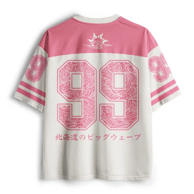 Sakura Surge-Hokkaido Wave Printed Jersey Shirts