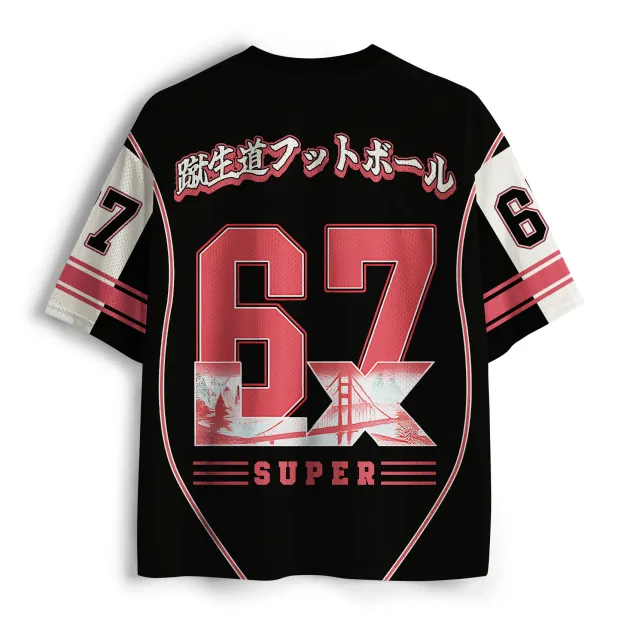 Ronin Neko: The Great Wave Printed Jersey Shirts