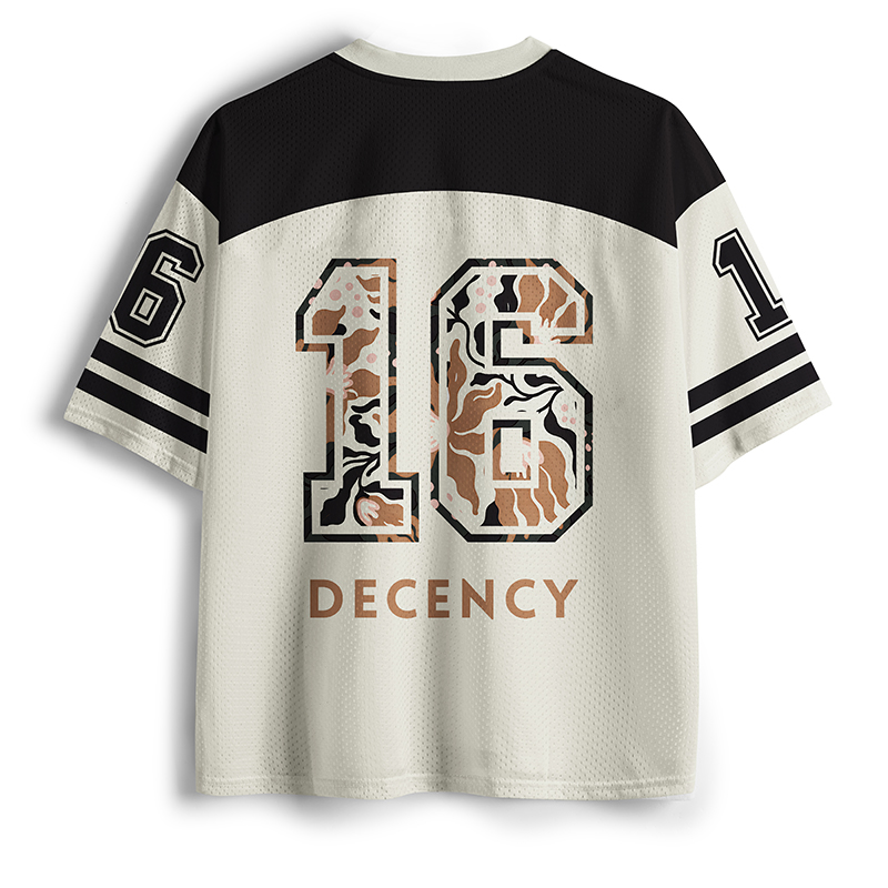 Radicalized By Basic Decency Printed Jersey Shirts
